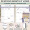 bloom daily planners 2026 Soft Cover Weekly & Monthly Planner, 8.5" x 11", Wildflower Mountainside